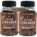 Ceylon Cinnamon Sugar Free Gummies, (120ct 2,000mg/Serving) Κοινή Υποστήριξη, Αντιοξειδωτικό, Νόστιμο Μηλόπιτα χωρίς ζάχαρη Gummies, Vegan και Χωρίς Γλουτένη