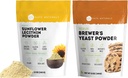 Kate Naturals Sunflower Λεκιθίνη Σκόνη (4oz) & Brewer's Yeast (12oz) Bundle