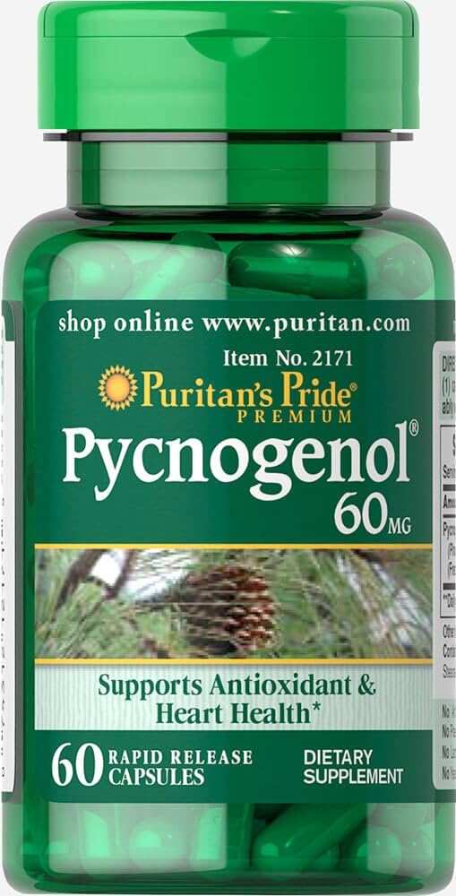 Puritan's Pride Pycnogenol 60 mg- 60 Κάψουλες