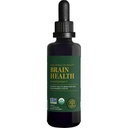Global Healing Center Brain Health - USDA Organic Brain Συμπληρώματα για Μνήμη & Εστίαση - Nootropics Συμπλήρωμα για την καταπολέμηση της ψυχικής ομίχλης, Advanced Focus Factor for Adults Extra Strength - 2 Fl Oz