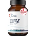 Σχεδιασμός για Υγεία D-Evail 10K - 10. 000 IU συμπλήρωμα βιταμίνης D με βιταμίνη K (K1, K2 ως MK-4) + GG - Οστό, Καρδιαγγειακή + Ανοσολογική Υποστήριξη - Βελτιωμένη βιοδιαθεσιμότητα Βιταμίνη D3 (60 Softgels)