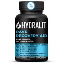 Rave Recovery Aid Vitamins After Party Relief Pills Music Festival Αξεσουάρ Rave Essentials 5-HTP συμπλήρωμα ηλεκτρολυτών Ενυδάτωση Καλύτερα πρωινά Serotonin Energy Hangover 120 κάψουλες