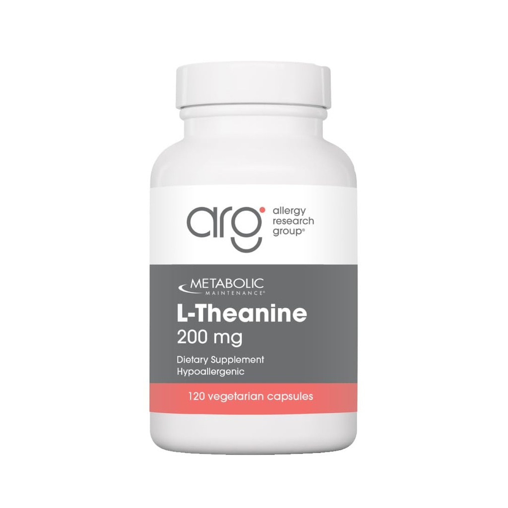 Μεταβολική συντήρηση L-Θεανίνη - 200mg Suntheanine Vegan Amino Acid συμπλήρωμα - Mood υποστήριξης, Focus + Μειωμένη απόκριση στρες (120 κάψουλες)