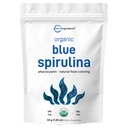 Βιολογικό μπλε σκόνη Spirulina (εκχύλισμα Phycocyanin), 30 σερβιέτες - Χωρίς ψαρίλα, 100% πρωτεΐνη Vegan από μπλε-πράσινο φύκη, φυσικό χρώμα φωτεινών τροφίμων για smoothies, Ψήσιμο, Ποτά & Μαγειρική