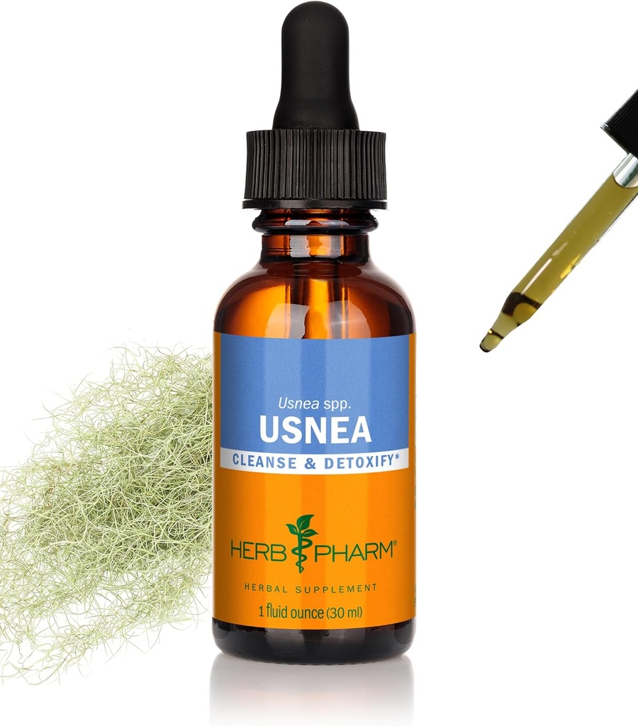 Βότανο Pharm Usnea Liquid Extract για τον καθαρισμό και την αποτοξίνωση - 1 ουγγιά (DUSNEA01)
