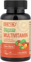 DEVA Tiny Tablets Vegan Πολυβιταμίνες για γυναίκες & άνδρες, Πολυβιταμίνη με σίδηρο, Ορυκτό συμπλήρωμα, βιταμίνη C, Βιταμίνη B Complex, Βιταμίνη B12, Βιταμίνη Ε, Ψευδάργυρος, Χωρίς γλουτένη, 90 δισκία