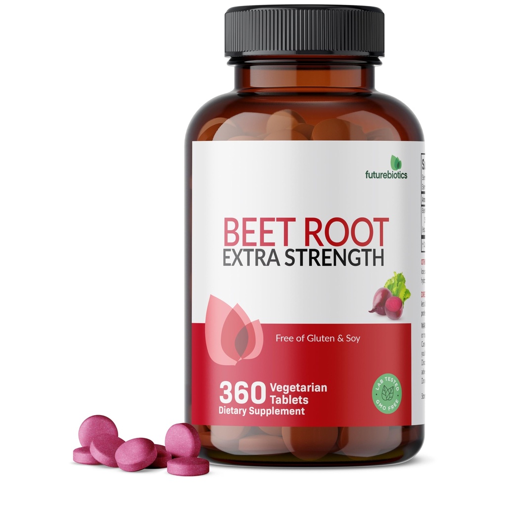 Futurebiotics Beet Root Extra Strength, Μη ΓΤΟ, 360 χορτοφαγικά δισκία