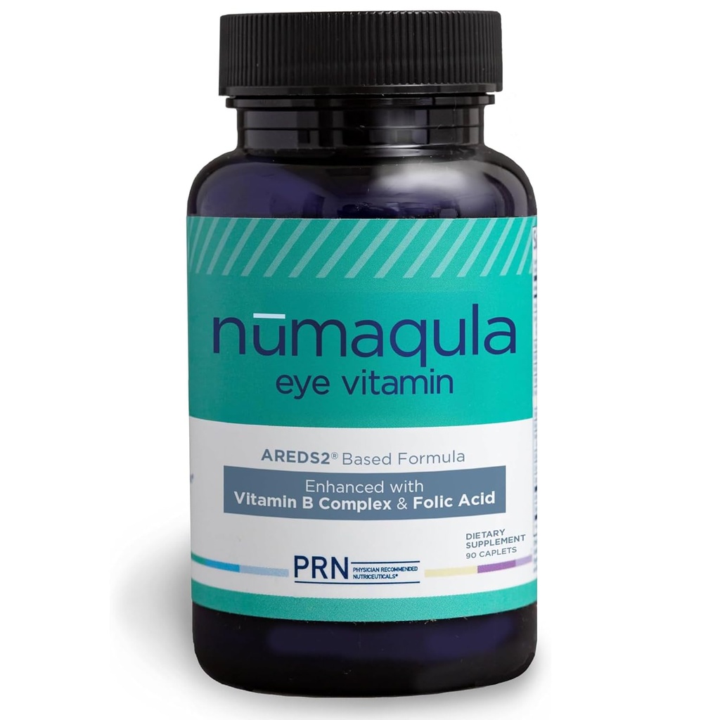 PRN nūmaqula Eye Vitamins - 90 κάψουλες, 30-Day Supply - AREDS2-Based Eye Συμπληρώματα με Lutein, Zeaxanthin, Vitamin B Complex & Vitamin E για Advanced Macular Υποστήριξη
