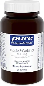 Pure Encapsulations Indole-3-Carbinol 400 mg | Supports Healthy Breast, and Cervical Cell Function | 120 Capsules