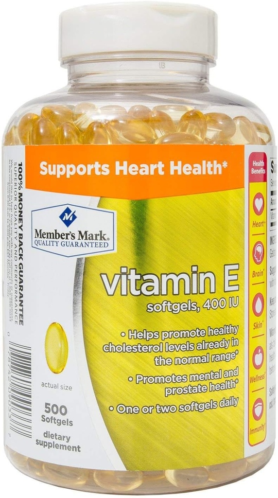 Συμπλήρωμα διατροφής Mark Vitamin E 400 IU (500 Count)