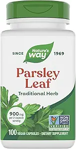 Ο Δρόμος της Φύσης Premium Herbal Passley Leaf παρέχει Chlorophyl, 100 Vegan κάψουλες