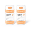 Health by Habit Collagen Supplement 2 Pack (120 Κάψουλες) - Βιταμίνη C & Βιταμίνη Ε, 2000mg, Κολλαγόνο Πεπτίδια, Ανώτερη Απορρόφηση, Υποστήριξη του Δέρματός σας, Μη-ΓΤΟ, Χωρίς Ζάχαρη (2 Συσκευασία)