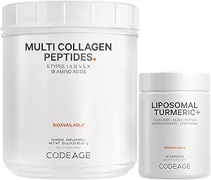 Κοινή & ανοσοποιητική υποστήριξη Duo: Collagen Peptides σκόνη και κουρκουμά