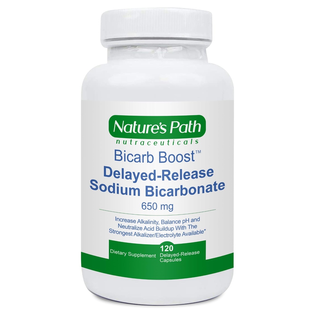 Sodium Bicarbonate 650 mg Tablets - Strongest Alkaline Tablets - Electrolyte Supplement & Keto Electrolyte Pills, Salt Hydration & Rehydration, Endurance, Stamina: 120 Capsules