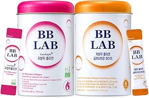 BB LAB [Secret Glow Skin Set] Καληνύχτα Κολλαγόνο, Glutathione Λευκό Κολλαγόνο, Σκόνη Stick Κορεάτικο Θαλάσσιο Κολλαγόνο, Κολλαγόνο ψαριών, Βιταμίνη C, Γλουταθιόνη, Γρήγορη Απορρόφηση, Γεύση φρούτων