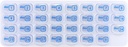 31 ημέρα Μηνιαία Pill Box Planner οργανωτής με ημερήσια μετακινήσιμα φάρμακα Pods, Μεγάλη Travel Med Dispenser