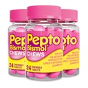 Pepto Bismol Chews, Γρήγορη και αποτελεσματική Digestive Relief από Ναυτία, Heartburn, Δυσπεψία, Αναστατωμένο Στομάχι, Διάρροια, 72 Σύνολο (3 συσκευασίες των 24)