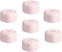Cadence Travel Containers - Pill Case Set - Μαγνητικές Κάψουλες Ταξιδιών,Daily Medicine Organizer for Pills, Συμπληρώματα, & Βιταμίνες - 7 Flex Smalls (0.56oz) για Weekly Pill Organizer - Petal
