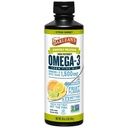 Barlean's Citrus Sorbet High Potency Omega 3 Fish Oil Liquid Supplement, 1500mg EPA & DHA Λιπαρά οξέα, Smoothie Γεύση & Burpless για τον εγκέφαλο, την κοινή, & την καρδιά υγεία, 16 oz