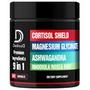 9in1 Cortisol Shield - Μαγνήσιο Γλυκινικό & Ashwagandha με Rhodiola, Phosphatidylserine, Passion Flower, L-Theanine, Apigenin, Licorice, Magnolia - Rest Well & Mood Balance - 60 Count