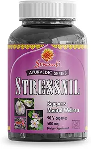 Κάψουλες Sewanti Ayurvedic Stressnil - συμπλήρωμα χαλάρωσης βοτάνων - Κάψουλες Εκχύλισμα υψηλής ισχύος 500mg