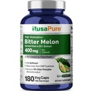 NusaPure Bitter Melon Extract 10.000 mg 180 Vegan Caps (100% χορτοφαγικά, μη ΓΤΟ, χωρίς γλουτένη, 10% Bitter Principles) Bioperine