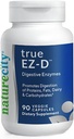 NatureCity True-EZ-D Non-GMO Digestive Enzyme Complex Supplement for Digestive Health and Bloating Relief for Men and Women (90 Veggie Caps) Super Enzymes