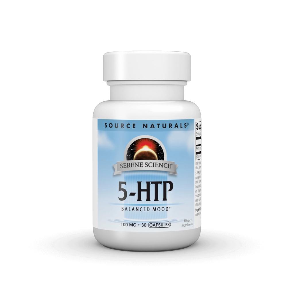 Source Naturals Serene Science 5- HTP, Ισορροπημένη διάθεση * 100 mg - 30 κάψουλες