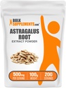BulkSupplements.com Astragalus Extract Powder - Astragalus Root Powder, Herbal Supplement - Vegan & Gluten Free, 500mg ανά Serving, 100g (3.5 oz) (πακέτο του 1)