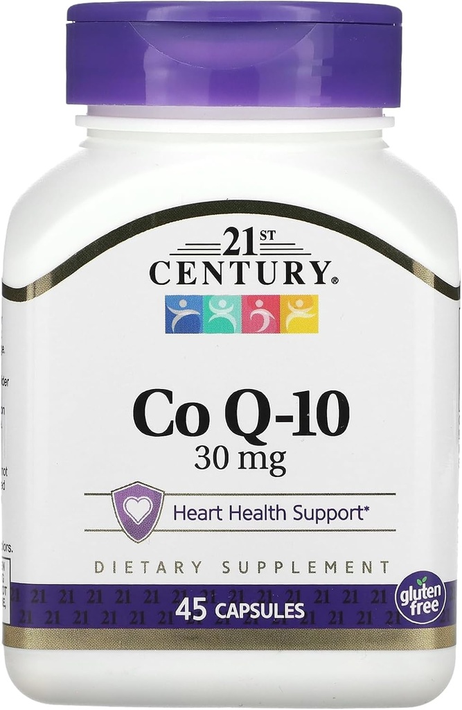 21st Century Co Q10 30 mg Καψάκια, 45 μέτρα (21341)