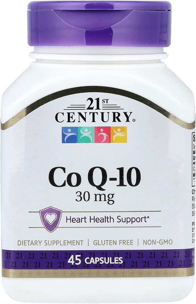 21st Century Co Q10 30 mg Καψάκια, 45 μέτρα (21341)