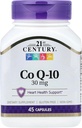 21st Century Co Q10 30 mg Capsules, 45 Count (21341)
