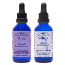 Eidon Ionic Minerals Liquid Silica & Zinc Drops, 2 Fl Oz, Ανοσοποιητική υγεία, φροντίδα του δέρματος, όλα τα φυσικά συστατικά, χωρίς τεχνητά χρώματα ή συντηρητικά