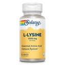SOLARAY L L Lysine - Free-Form Essential Amino Acid - Συμπλήρωμα Υποστήριξης Ανοσοποιητικού με 1000mg L-Lysine, 1000mg Βιταμίνη C και 25mg Χηλικός ψευδάργυρος - Εργαστήριο Επαληθευμένο, Εγγύηση 60 ημερών, 30 Σερβιέτες, 90 δισκία