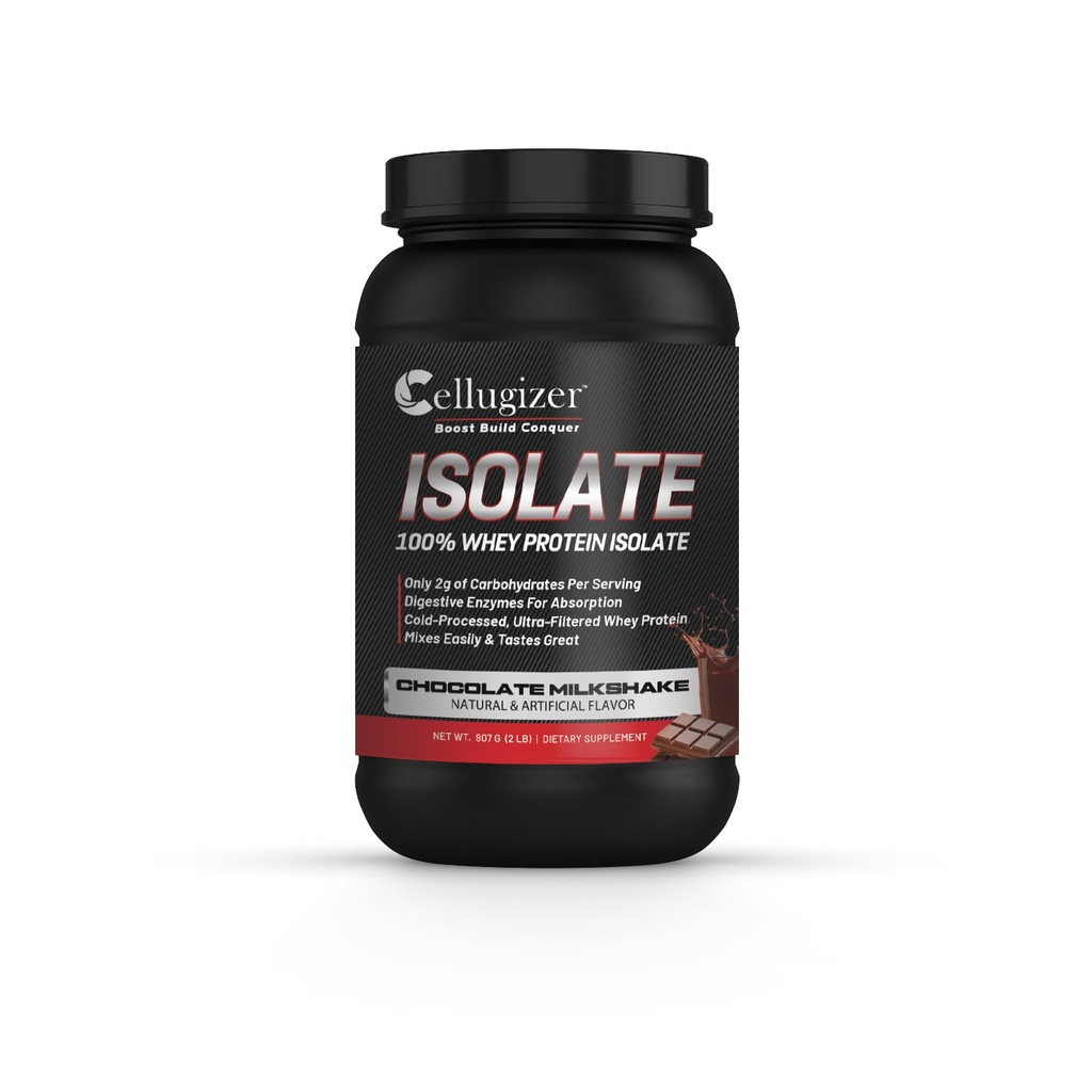 100% Whey Isolate 2lb, σοκολάτα I 25g πρωτεΐνη, γρήγορο ξύρισμα I 0g ζάχαρη, χαμηλή υδατάνθρακες