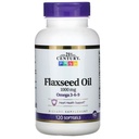 21st Century Flaxseed Oil 1000mg Softgels 120 Count (3 Pack)