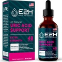 E2H Uric Acid Supplement Υποστήριξη - Tart Cherry and Devil’s Claw - Υποστηρίζει Uric Acid Υγεία και Νεφρική Λειτουργία Μη-GMO - Vegan - 2 Fl Oz