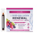 NatureWise Hydrolyzed Liquid Collagen for Women & Men 4000mg - Υψηλή Απορρόφηση, Τύπου 1 & 3 Πεπτίδια με Βιοτίνη + Βιταμίνη C + Βιταμίνη Β Complex & Υαλουρονικό Οξύ - Mixed Berry - 10 Tubes[10 Day Supply]