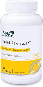 Klaire Labs SFI Health Joint Revitalizer - Πατενταρισμένο Hydrolyzed Collagen Peptide Formula με Chondroitin, MSM & Hyaluronic Acid, Hypoallergenic Connective Tissue Support (120 Κάψουλες)