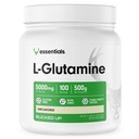 Σκόνη L-Glutamine 500g, χωρίς γλουτένη, χωρίς γλουτένη, χωρίς γεύση (100 μερίδες)