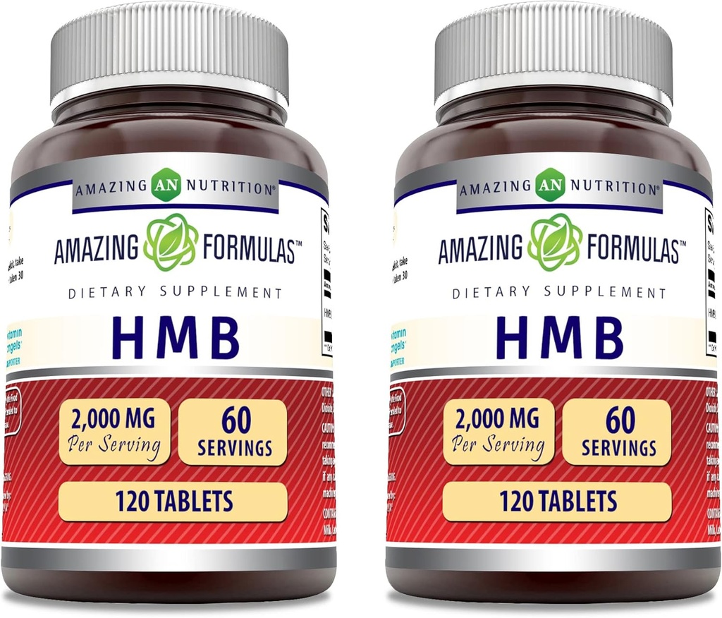 Amazing Formulas HMB 2000mg per Serving 120 Tablets Συμπληρωματικό 
