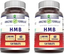 Amazing Formulas HMB 2000mg per Serving 120 Tablets Συμπληρωματικό 