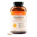 NatureWise Vitamin C 1000mg Κάψουλες - Extra Strength Vegan Vitamin C for Daily Antioxidant & Immune Support - Μη ΓΤΟ, ΗΠΑ Κατασκευασμένες - 360 Κάψουλες[360-Day Supply]