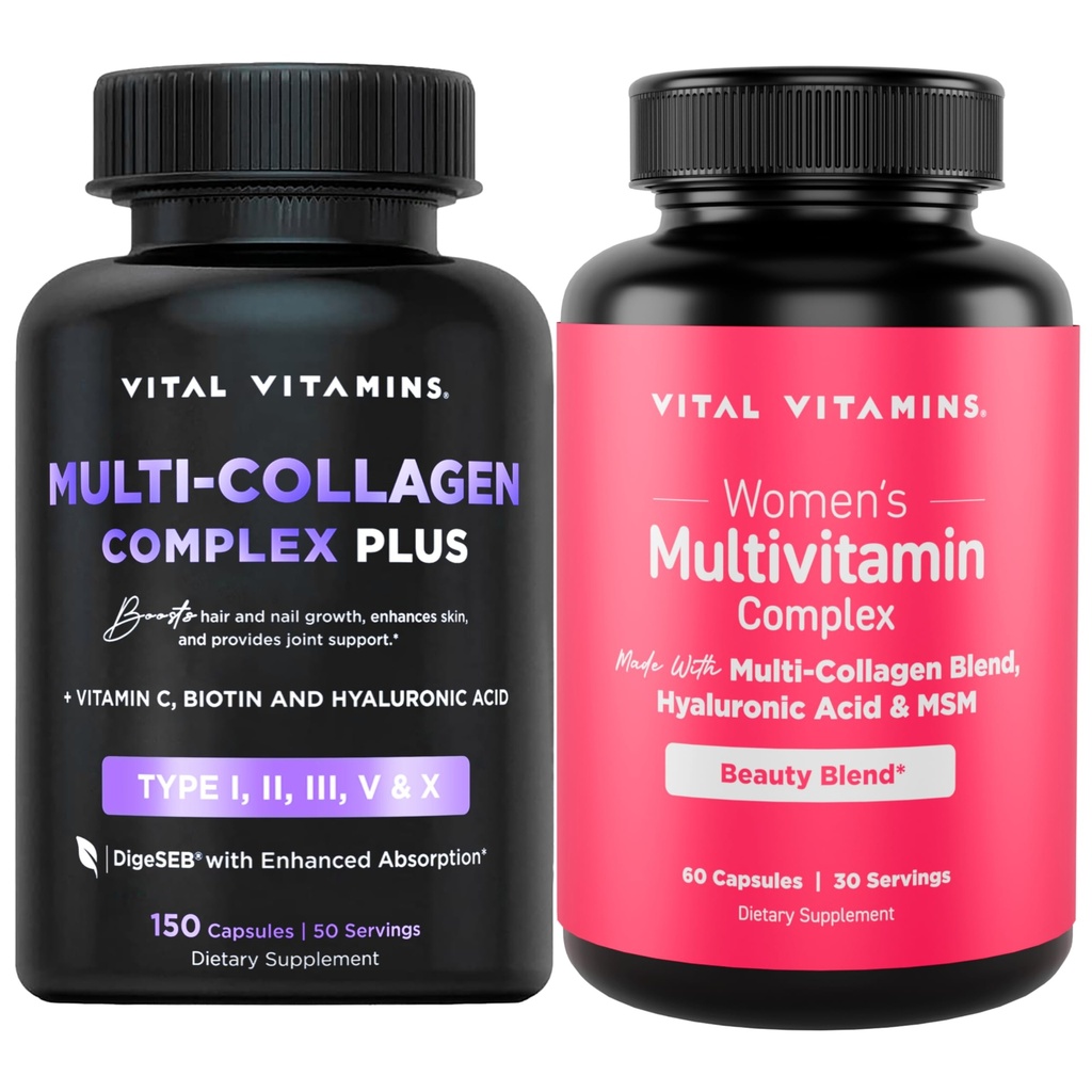 Βιταμίνες Βιταμίνες Multi Collagen Complex Plus + Γυναικείο Πολυβιταμινούχο Συγκρότημα