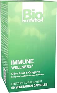 Bio Nutrition Immune Wellness Supplement 60 Vegetarian Capsules 