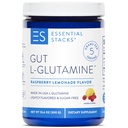 Essential Stacks Gut L-Glutamine Powder - Αποκλειστικά Κατασκευασμένη στις ΗΠΑ - Pure L Glutamine Powder for Gut Health (50 Σερβιέτες, Λεμονάδα Βατόμουρο)