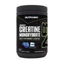 NutraBio Pure Micronized Creatine Monohydrate Powder Supplement, Blue Razz (300 g) - Υποστηρίζει Μαζική μυϊκή ενέργεια, ανάκτηση και δύναμη - HPLC Tested Creatine Powder Supplement για άνδρες και γυναίκες
