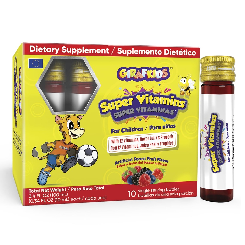 GirafKids Super Vitamins for Kids Ηλικίες 4+ 