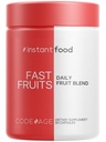Codeage Instantfood Fast Fruits, Πάνω από 15 Φρούτα Σκόνες Ισοδύναμο All-in-One, Vegan Daily Whole Food Vitamins - μούρα, Αντιοξειδωτικά Πολυφαινόλες & Bioflavonoid Multivitamin, Μη ΓΤΟ, 90 Κάψουλες