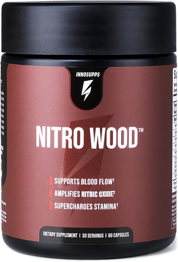 InnoSupps Nitro Wood - Υποστηρίζει υγιή ροή αίματος 